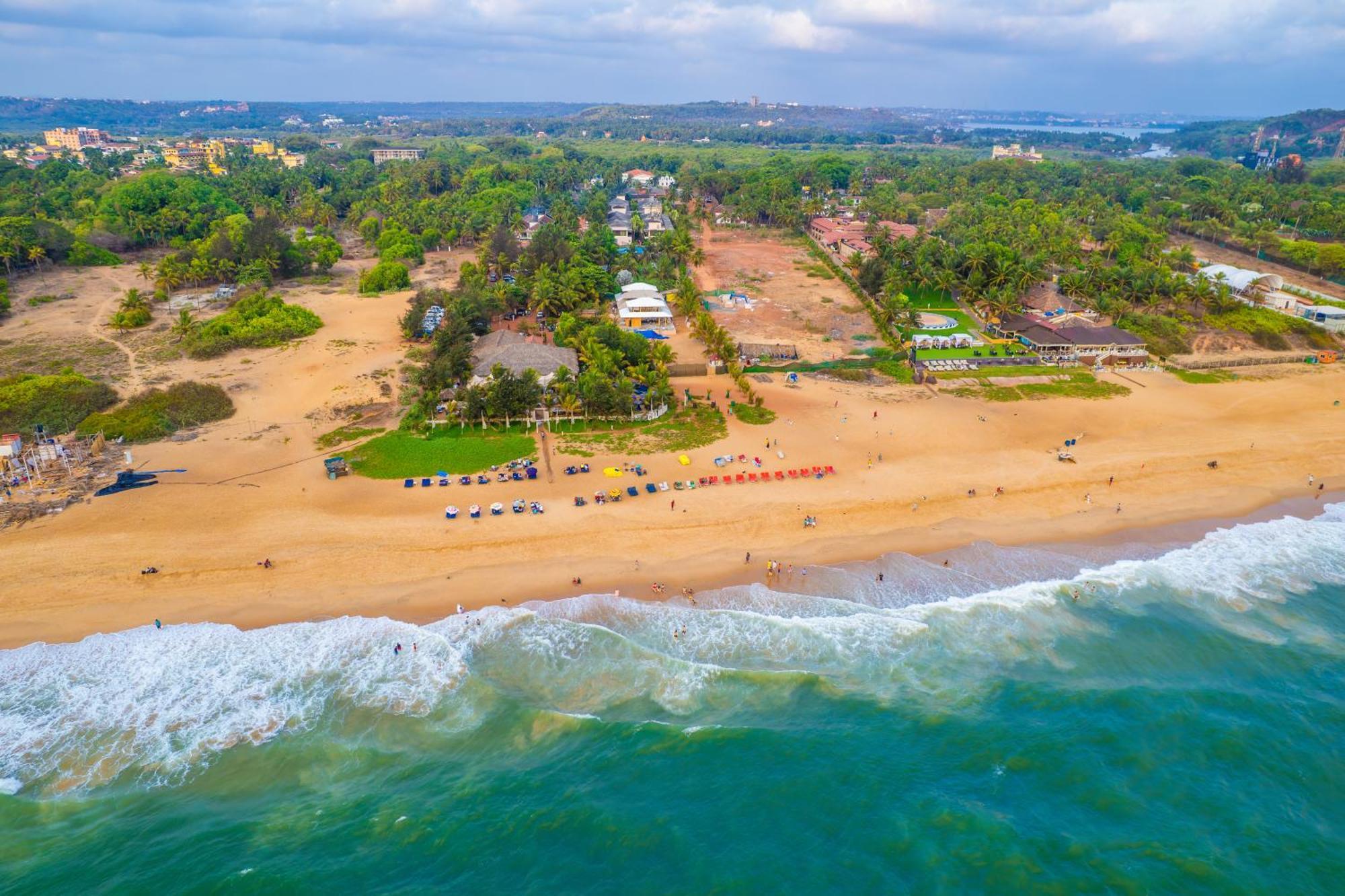 O Hotel Goa, Candolim Beach Exterior foto